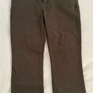 Madewell  Black Mid-Rise Kick Out Sz 26
